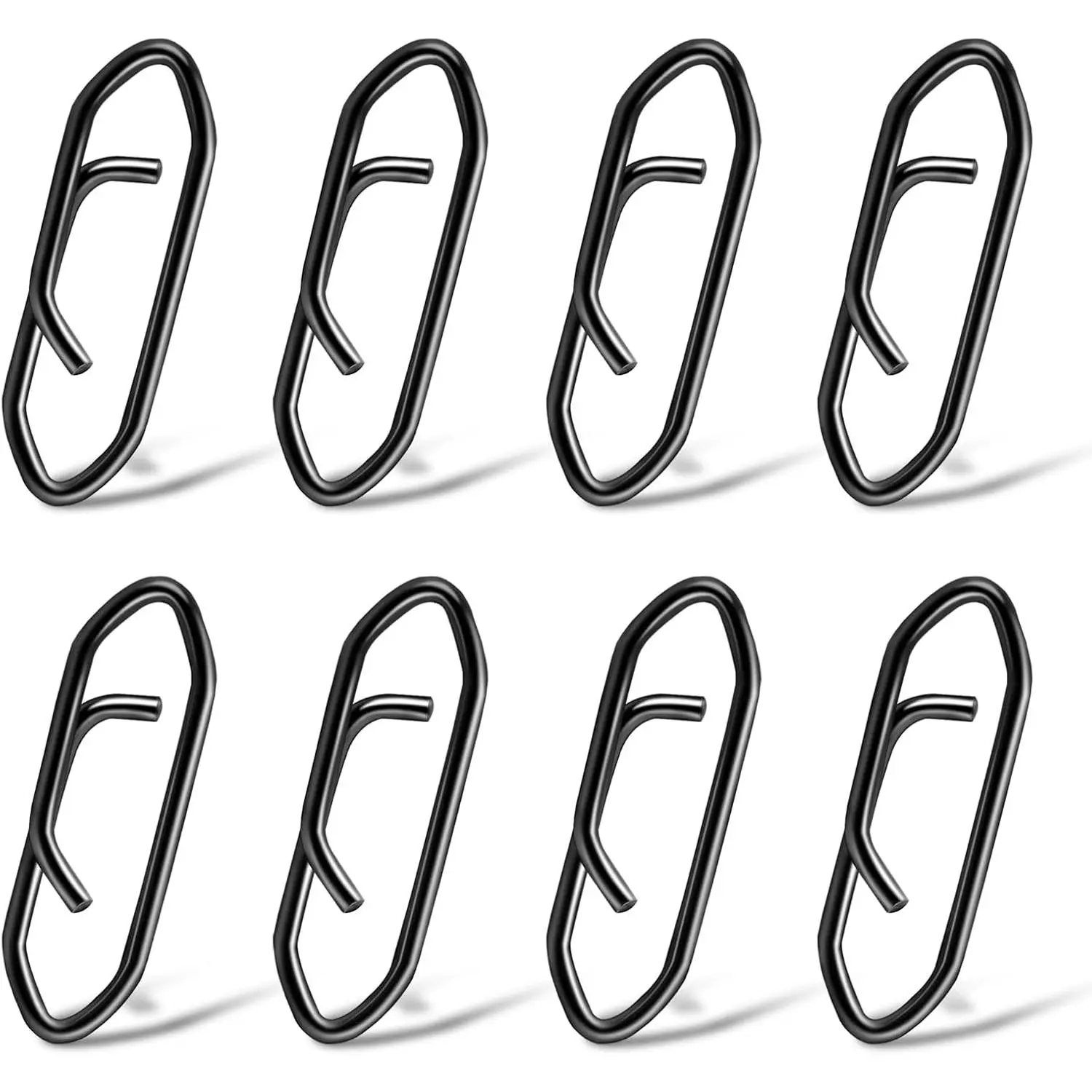 Fishing 50 Pack Speed Clips for Saltwater and Freshwater - Stainless Steel, Quick Change Clips, Ideal for Fishing Lures and Snaps