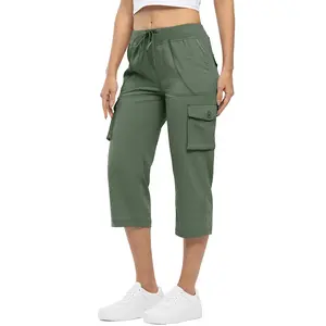 TBMPOY Women's Cargo Capris Hiking Pants Lightweight Quick Dry Outdoor Athletic Casual Shorts with 6 Pockets Comfort  plus size clothing