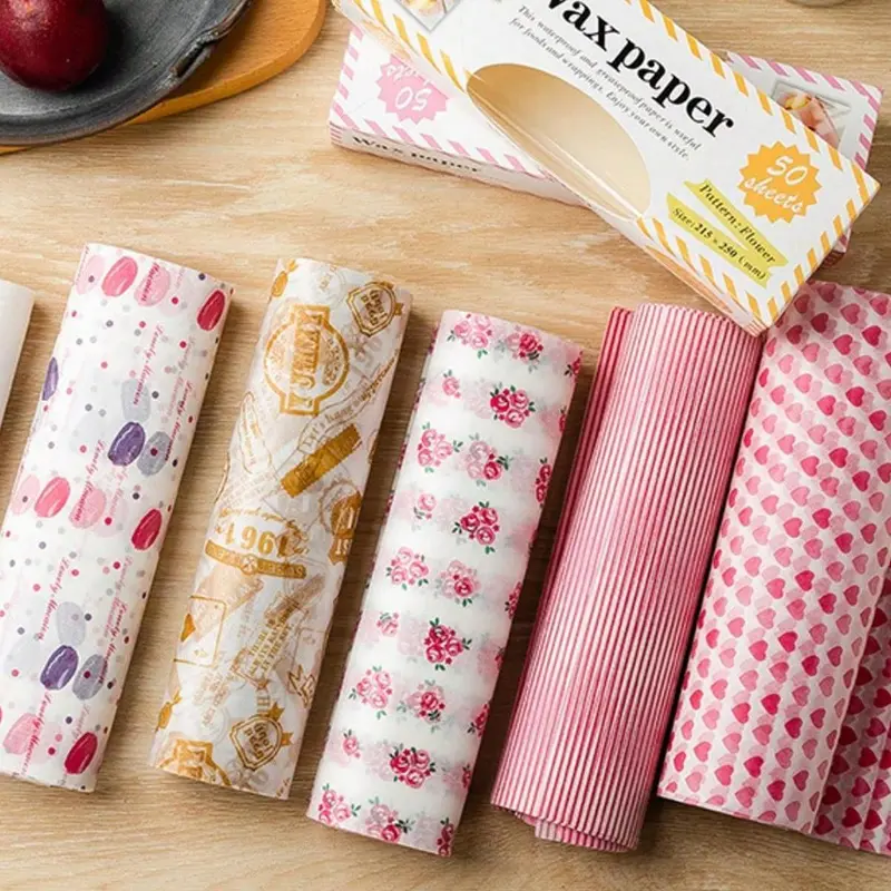 Baking Parchment Paper, 50/100pcs Non-stick Oil-proof Parchment Paper Sheets for Baking, Baking Utensils for Restaurant, Barbecue, Picnic, Party, Outdoor