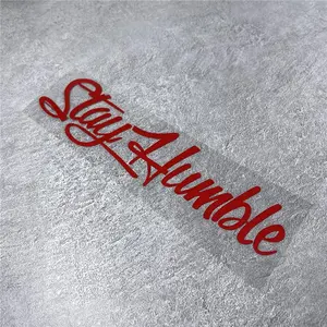 Stickers for Stay Humble Auto Front Rear Windshield Window Decal   Window Tail Decoration (500x125mm, Red)