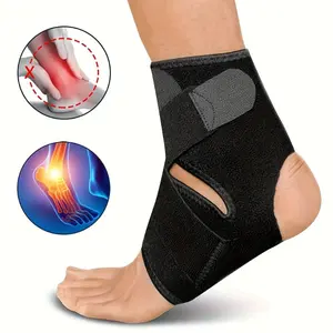 1pc Wrap up compression exercise, ankle protection, breathable, sweat absorbing, warm, fitness training, sprain protection, ankle protection