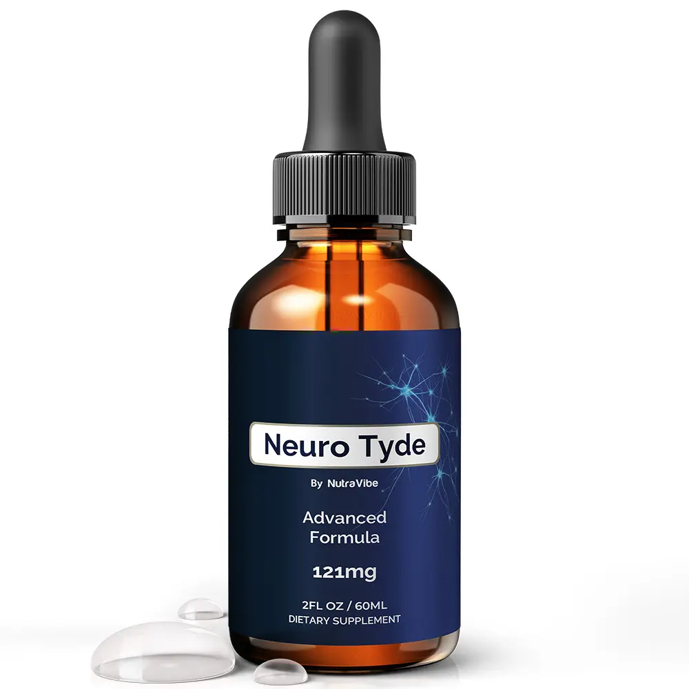 Neuro Tyde Drops - NeuroTyde Advanced Natural Dietary Supplement with 121mg Proprietary Blend for Health & Wellness