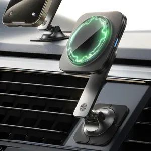 ESR for 15W MagSafe Car Mount Charger, Universal Dashboard/Tesla MagSafe Car Charger, Magnetic Wireless Charging, Adjustable Car Phone Holder for iPhone 17/16/15/14/13/12, S25, Pixel 10