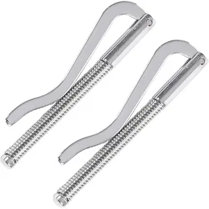 2 count  Clip Bulk Custom Wallet Insert Small Spring  Clip Wallet Replacement Stainless Steel Clips