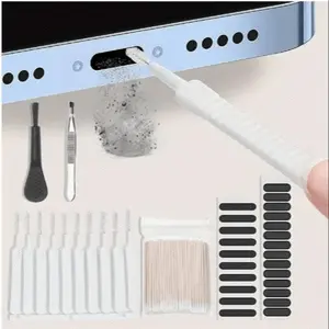 Universal Mobile Phone Cleaning Brush, Speaker Port Dust Mesh Dust Removal Cleaner Tool Kit, Phone Cleaning Accessories for Most Phones, Smartphone, Electronic Gadgets