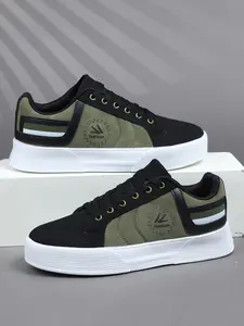 Men's New Casual Walking Shoes for All Seasons, Vintage Classic Military Sports Shoes, Low Cut Shoes, Leather Laces, Thick Sole, Breathable Comfort, Sneaker, Low Top Shoes, Versatile Walking Shoes