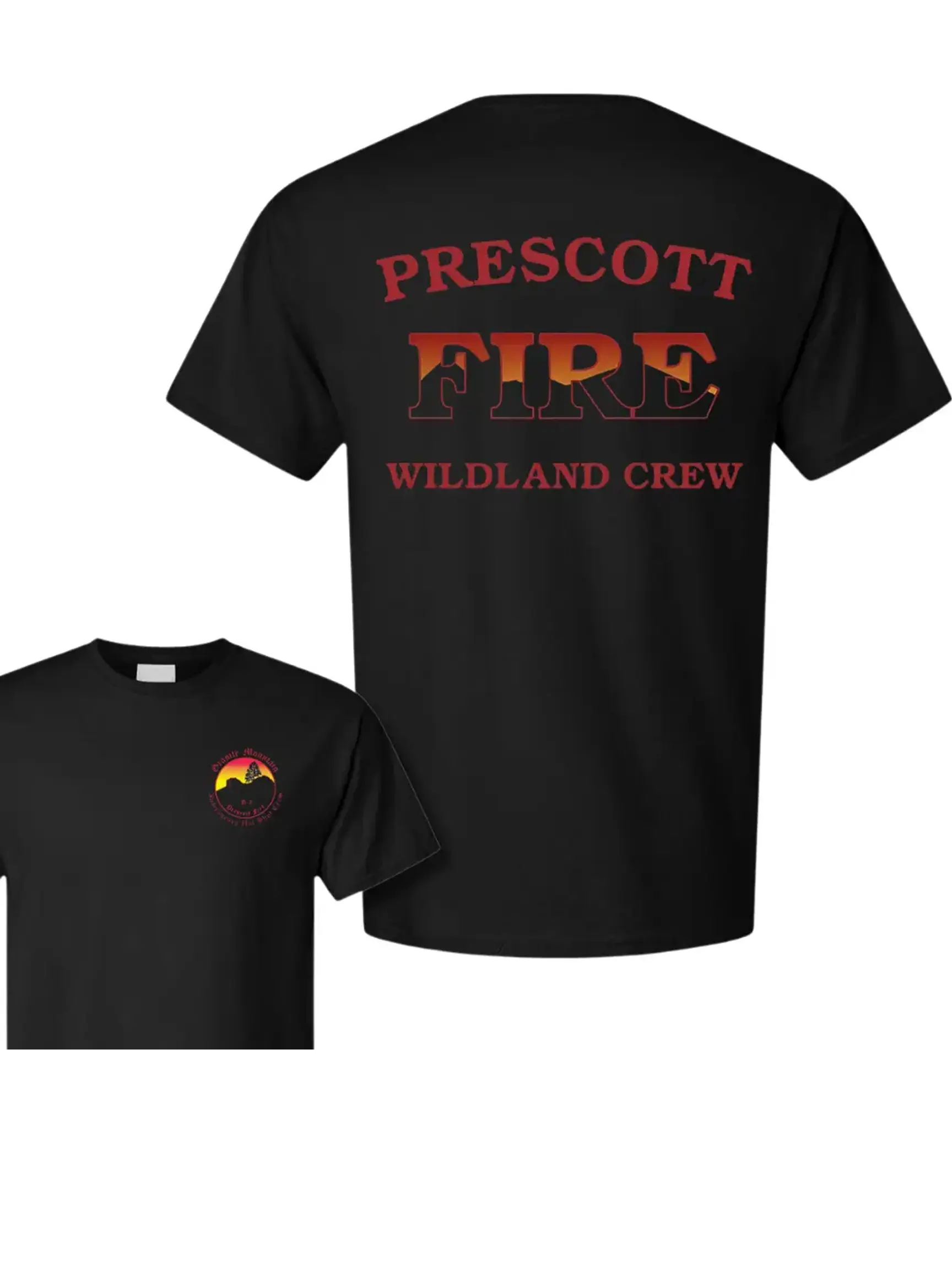 Granite Mountain Hotshots Firefighter T-Shirt, Wildland Crew Tribute Graphic Tee, Soft Cotton Shirt, Firefighter Apparel for Men & Women, Bold Rescue Team Gift cotton tee
