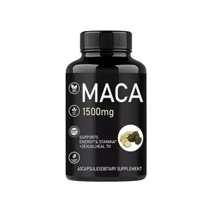 Maca Capsules Male Supplement Dietary Supplement Maca Root Extract Nutritional Supplement Ultimate Absorption 60 Capsules