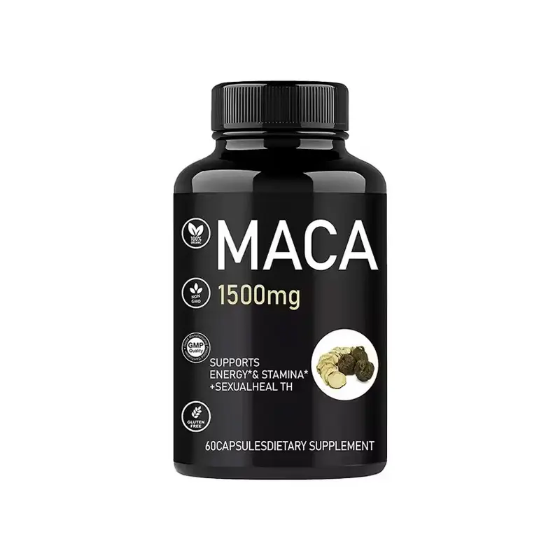 Maca Capsules Male Supplement Dietary Supplement Maca Root Extract Nutritional Supplement Ultimate Absorption 60 Capsules