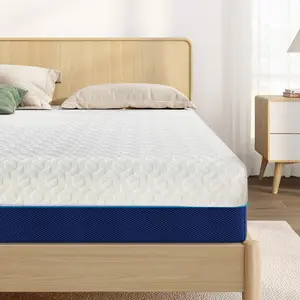 6 Inch Cooling Gel Memory Foam Mattress in a Box,Gel-Infusion for Cooler Sleep,Breathable Cover