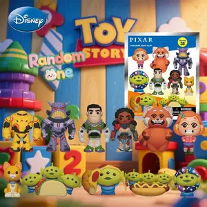 1PC Toy Story Disney 3D Figurine Keychain Collectibles Series Figures Blind Bag Series 38 Featuring Buzz Lightyear Alien Cyclops Zurg More Random Accessories Backpacks Bags More Birthday Anniversary Gifts Surprise