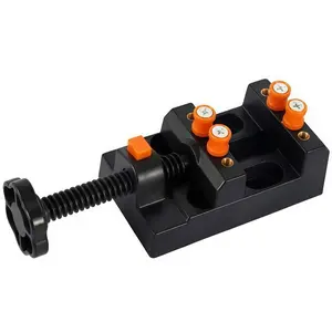 Mini drilling rig gripper, adjustable 0-2 inch ABS plastic desktop pliers, olive bead grip, precision tool suitable for jewelry and handicrafts, Desk Mount Clamp With Thread