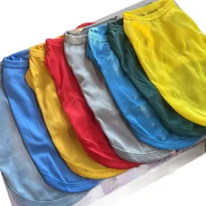 2 Pet Shirts Solid Color Breathable Lightweight Comfortable Soft Pet Tank Shirt for Dogs and Cats, Available In Multiple Colors Clothes Clothing Outfits