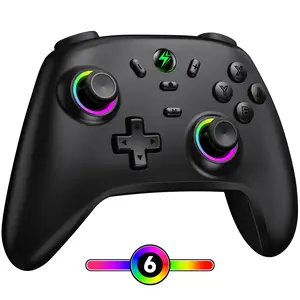 Switch Controller for Nintendo Switch1/2/Lite/OLED, Hall Joystick Wireless Switch Pro Controller support iOS/Android/Windows, Nintendo Switch Gamepad with Turbo/Motion Control