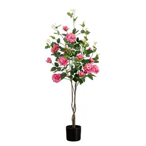 Nearly Natural T4991 4 ft. Artificial Rose Tree