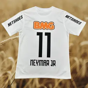 11/12 Season Home Neymar White No. 11 Short-Sleeve Soccer Jersey