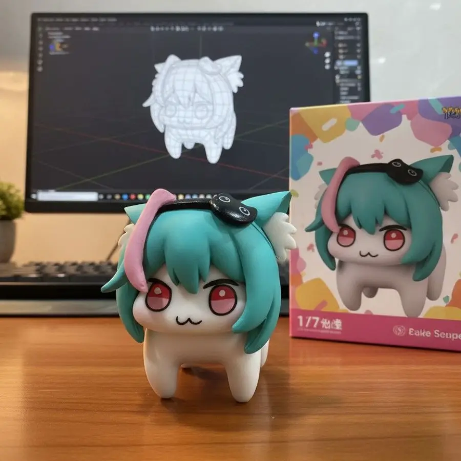 Loop Game Mint Doro Cat Figure Anime Figurine Desktop Car Ornament Game Merch Birthday Gift