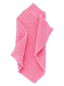 Phufy® Bliss Waffle Mini Blanket, Cotton Candy Pink