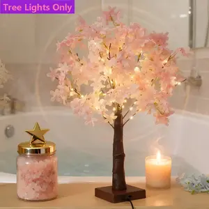 Exquisite Sakura Tree Lamp | Warm LED | USB PoweredIdeal | Gift for Birthday Valentine Wedding 🎁 Led Home Decor Decorative Light Decor