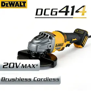 Dewalt DCG414 20V Brushless Angle Grinder 125mm For Metal Cutting Grinding Polishing Construction Garage Workshop