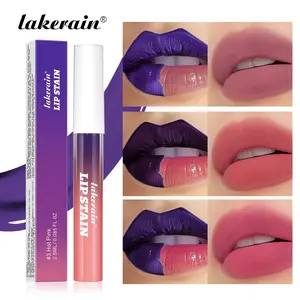 Long Lasting Peel off Lip Tatoo, 3 Counts Liquid Lip Matte Finish Lip Stain Lipstick, Non-Sticky Lip Tint, Cup-Resistant Formula for All-Day Color, Smudge-Proof & Transfer-Resistant, Perfect for Any Occasion, For All Skin Tone