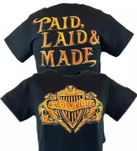 WWE Evolution Paid Laid Made Triple H Batista Randy Orton T-shirt