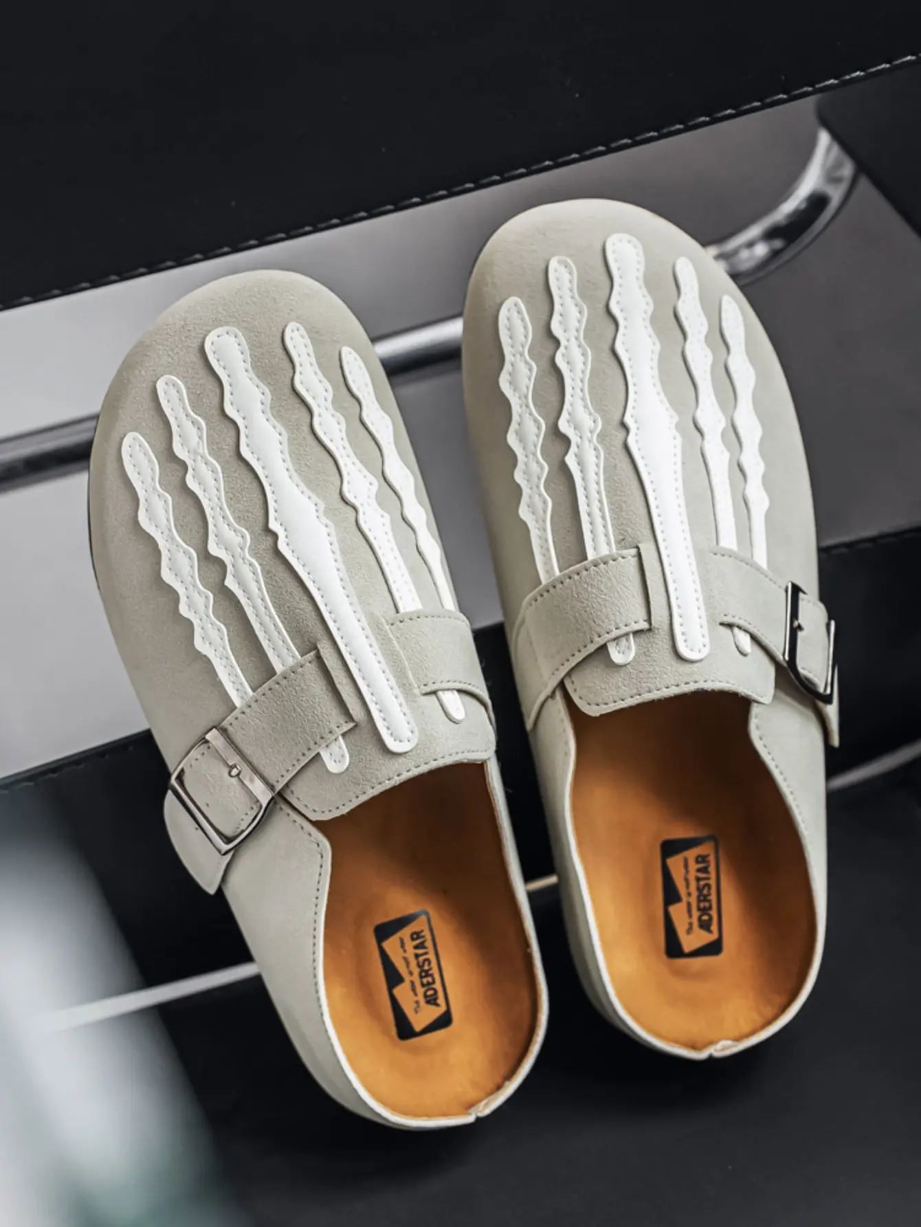 Men's Retro Thick-Bottom Round-Toe Slides - 4-Season Comfortable Indoor Home Leisure & Outdoor Walking Shoes, Casual Fashion Slippers for Boys, Boy