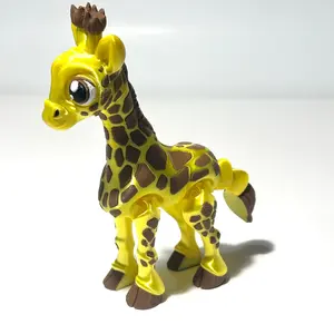 Flexi Giraffe - 3D Printed Articulating Figure Decor Gift