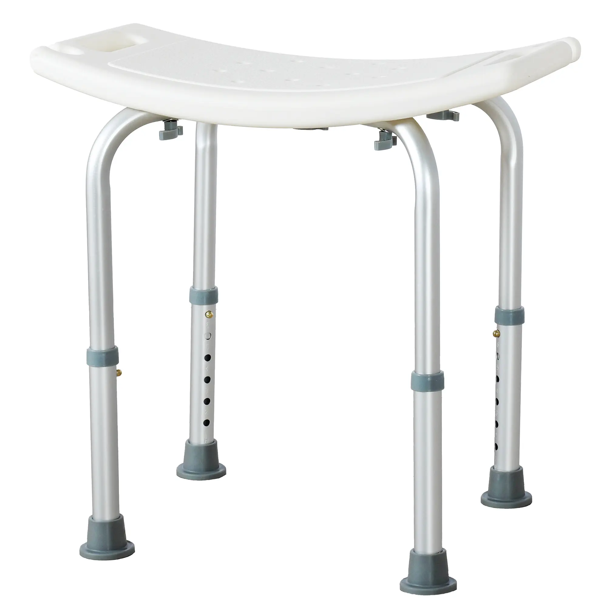 Shower Chair for Inside Shower, 330 lbs Adjustable Shower Stool with Suction Feet, Shower Seat for Inside Tub Bathroom Bench Bath Chair for Elderly and Disabled - Light Blue Aluminum Alloy Frames Safety, Adjustable Height