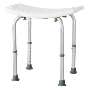 Shower Chair for Inside Shower, 330 lbs Adjustable Shower Stool with Suction Feet, Shower Seat for Inside Tub Bathroom Bench Bath Chair for Elderly and Disabled - Light Blue