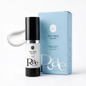 Anti-Aging Serum for Face & Neck, Growth Factor + Peptides for Fine Lines, Wrinkles & Firming Glow | Rae