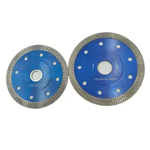 2pc grinding machine blades of different sizes, diamond saw blades for cutting ceramic tiles, used as accessory tools for angle grinders