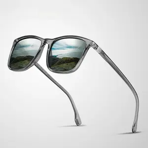 Unisex Classic Square Frame Polarized Sunglasses, Anti-UV, Anti-Glare, UV Protected Resin Lens Sports & Outdoor Driving Eyewear, Sunglasses For Women, Men's Sunglasses outdoorfun summerwins