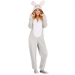 Adult Funny Bunny Onesie Costume