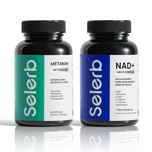 Selerb NAD+ Supplement for Men + Metaburn Bundle – Liposomal NAD+, CoQ10, L-Carnitine, Chromium, Vitamin B12 & Berberine HCI – Energy, Circulation, Prostate & Daily Nutrient Support TikTokShopBlackFriday