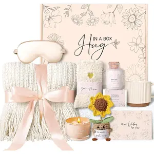 Get Well Gifts for Women, Self Care Baskets Spa Package After Surgery Sympathy Gift Baskets Birthday Gifts for Woman Mom Grandma Wife Friends
