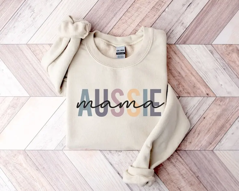Australian Shepherd Mom Sweatshirt, Dog Mom Gift, Dog Lover,  Custom Dog Sweatshirt, Aussie Mom Gift, Dog Mom Sweatshirt, Pet Lover Gift