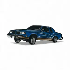 Car Pin with Metal Coating for Easy Attachment and Personal Touch Vehicle Marking Accessory Simple Practical Design