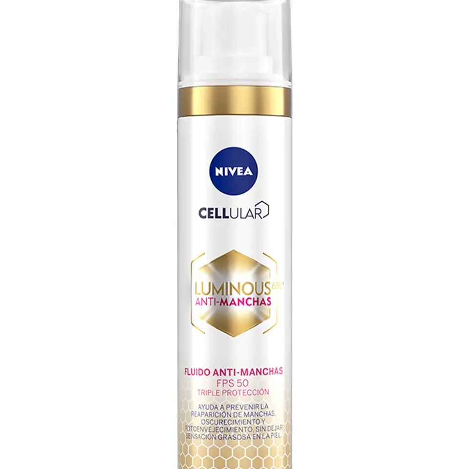 NIVEA Luminous 630 Anti-Stain Fluid SPF 50 (40ml) - Daily Lightweight Moisturizing Facial Skincare with Hyaluronic Acid for Pigmentation & Dark Spots