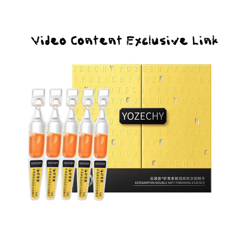 [Video Content Exclusive] YOZECHY Sweden-Sourced Astaxanthin 3D HA Hydra Face Serum • Hydrates & Firms • Anti-Wrinkle & Anti-Aging • Evens Tone & Fades Spots • For Sensitive Skin | Achieve Glass Skin
