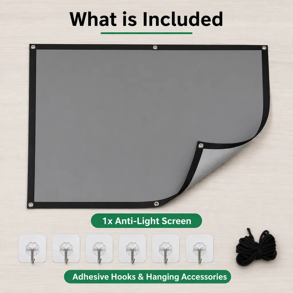 Foldable Ambient Light Rejecting Projector Screen,2 Styles Optional,Pre-Punched Black Border Screen & Simple ALR Screen,Works for 1080P & 4K Projector Indoor Camping Movie Portable projection screens