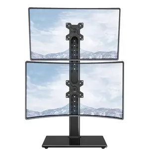 MOUNTUP for Max 35'' Vertical Dual Monitor Stand  Monitors MU1006