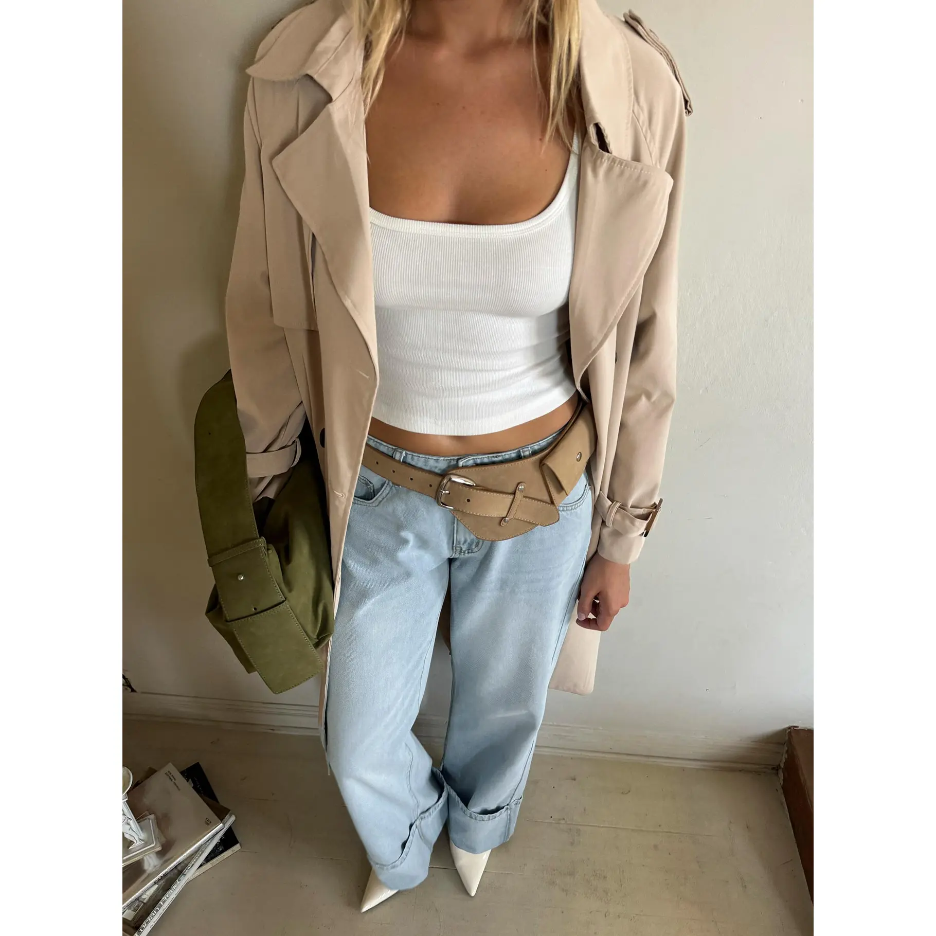 Westwind Trench Coat Natural
