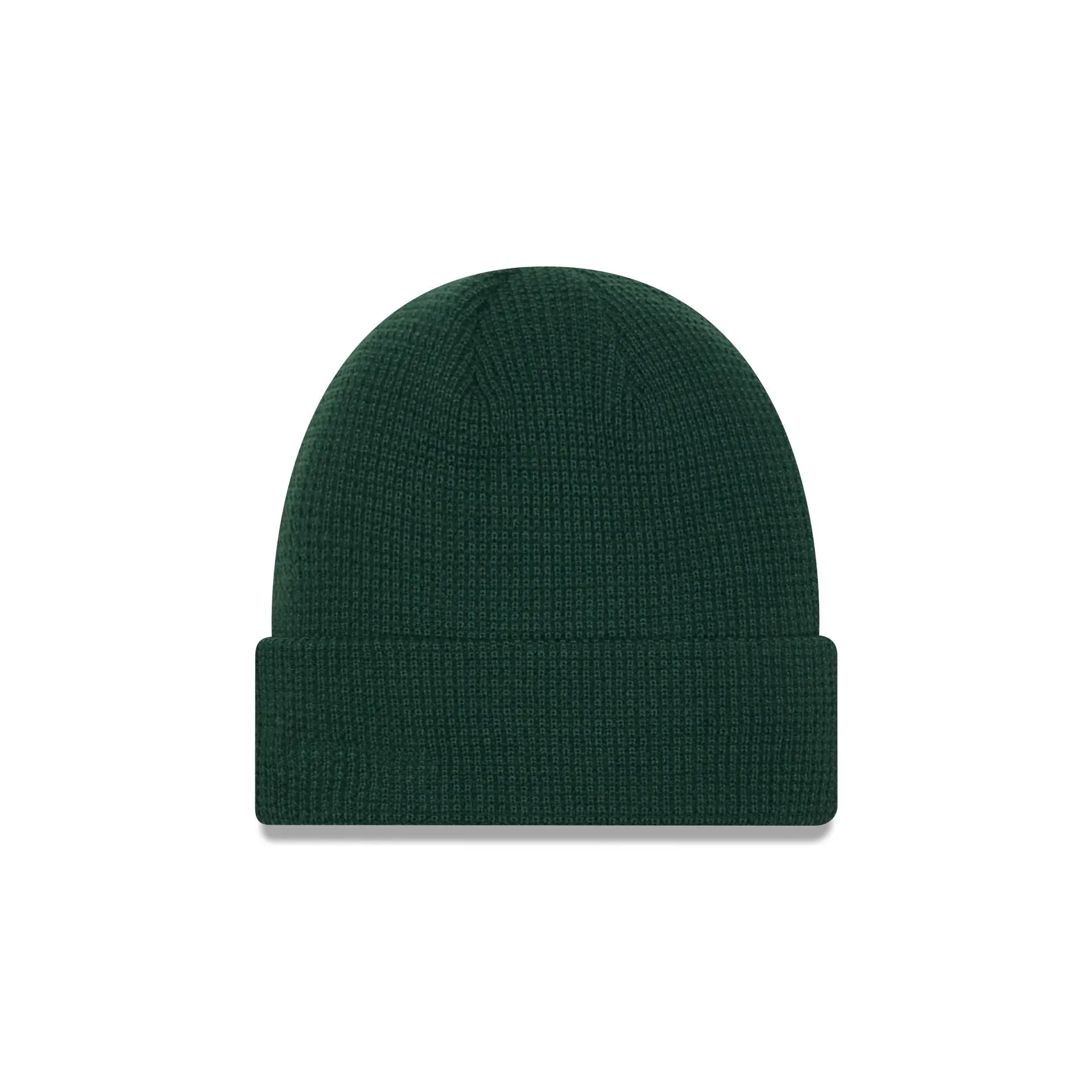 New Era Cap Green Waffle Knit Beanie