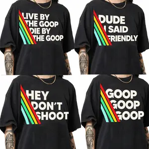 The Burnt Peanut GOOP GOOP GOOP Meme Graphic Tee Whimsical Viral Streetwear, Gift For Women and Man Unisex T-Shirt