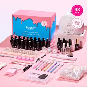 【Exclusive to TikTok】Beetles HEMA-Free Gel Polish Kit Manicure Deal Box - Starter Kit DIY Nails Art Gel Gifts for Women mothersdaygift Spring Nail Taste of Spring Summer Nail Vacation Nail