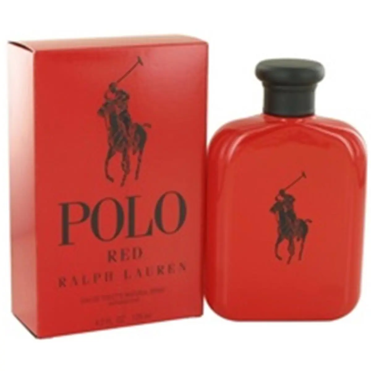 Men's Ralph Lauren Polo Red Eau De Parfum Spray - 4.2 fl oz EDP Perfume Spray, 2013 Official Launch, Masculine Bold High-Energy Scent with Citrus, Lemon, Grapefruit, Lavender, Wood, Spicy, Amber Notes, Distinctive Eau De Parfum Bottle Fragrance