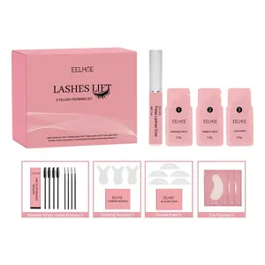 EELHOE Lash Lift Set Natural Beauty Slim Thick Curl Mild Non-Smudding Eyelash Makeup Nursing Kit with Silicone Wipes & Brushes for Enhanced Eyelash Growth and Beauty
