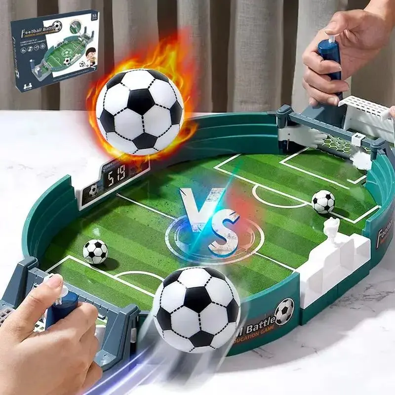 Two Player Soccer Table Game Toy Set, Toddler Soccer, Parent-child Interactive Football Board Game, Indoor & Outdoor Sports Toy for Teenager & Adults