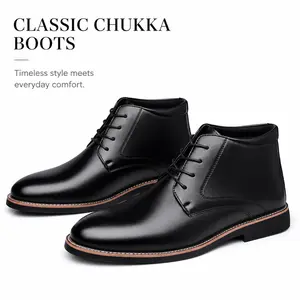 YANXIANSHOES Men’s Urban Style Casual Boots, Dress Shoes for Easy Daily Matching